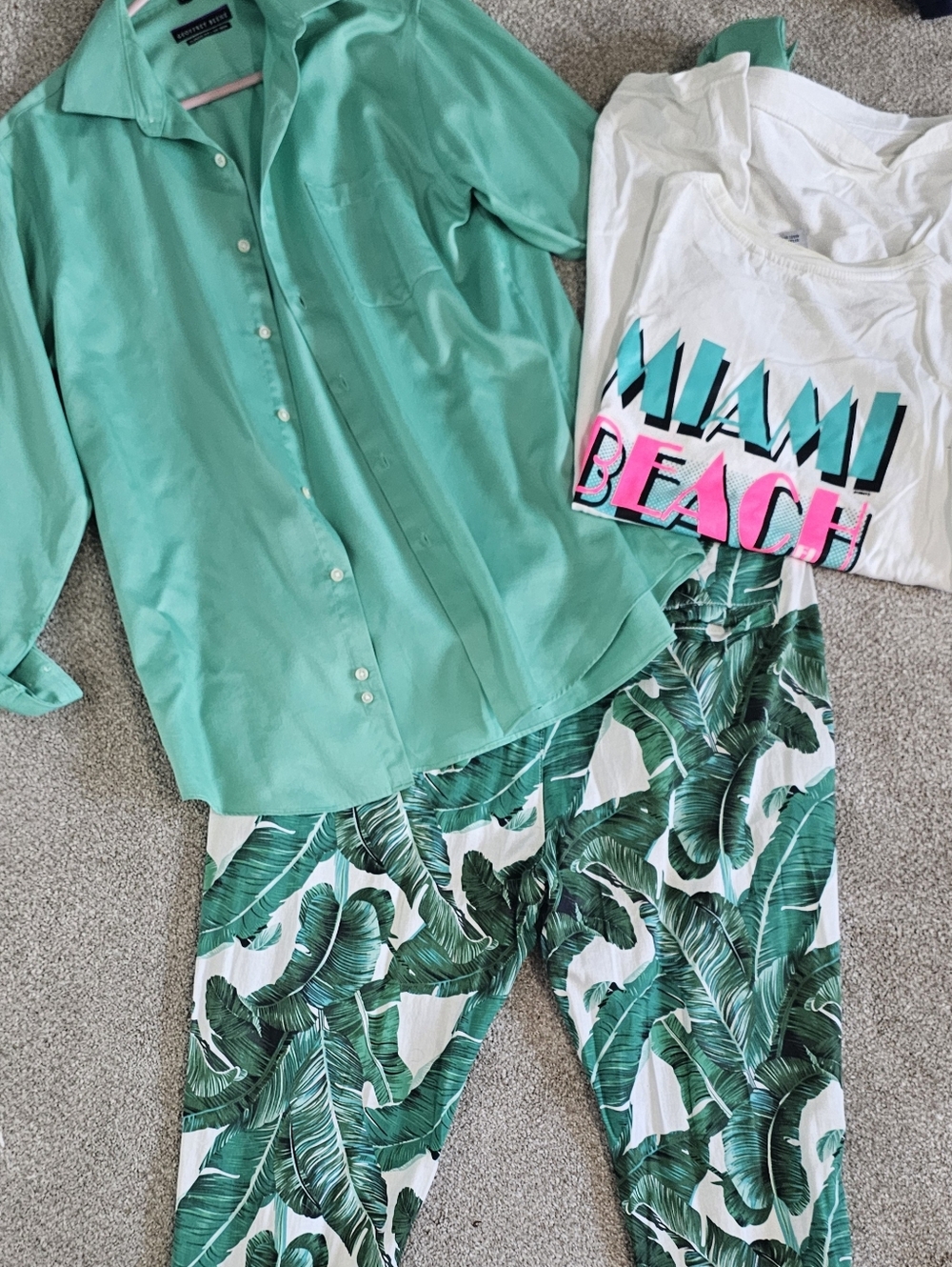 Mens #SSLR palm 🌴 Leaf Dress Pants Sz 38 #Tropical